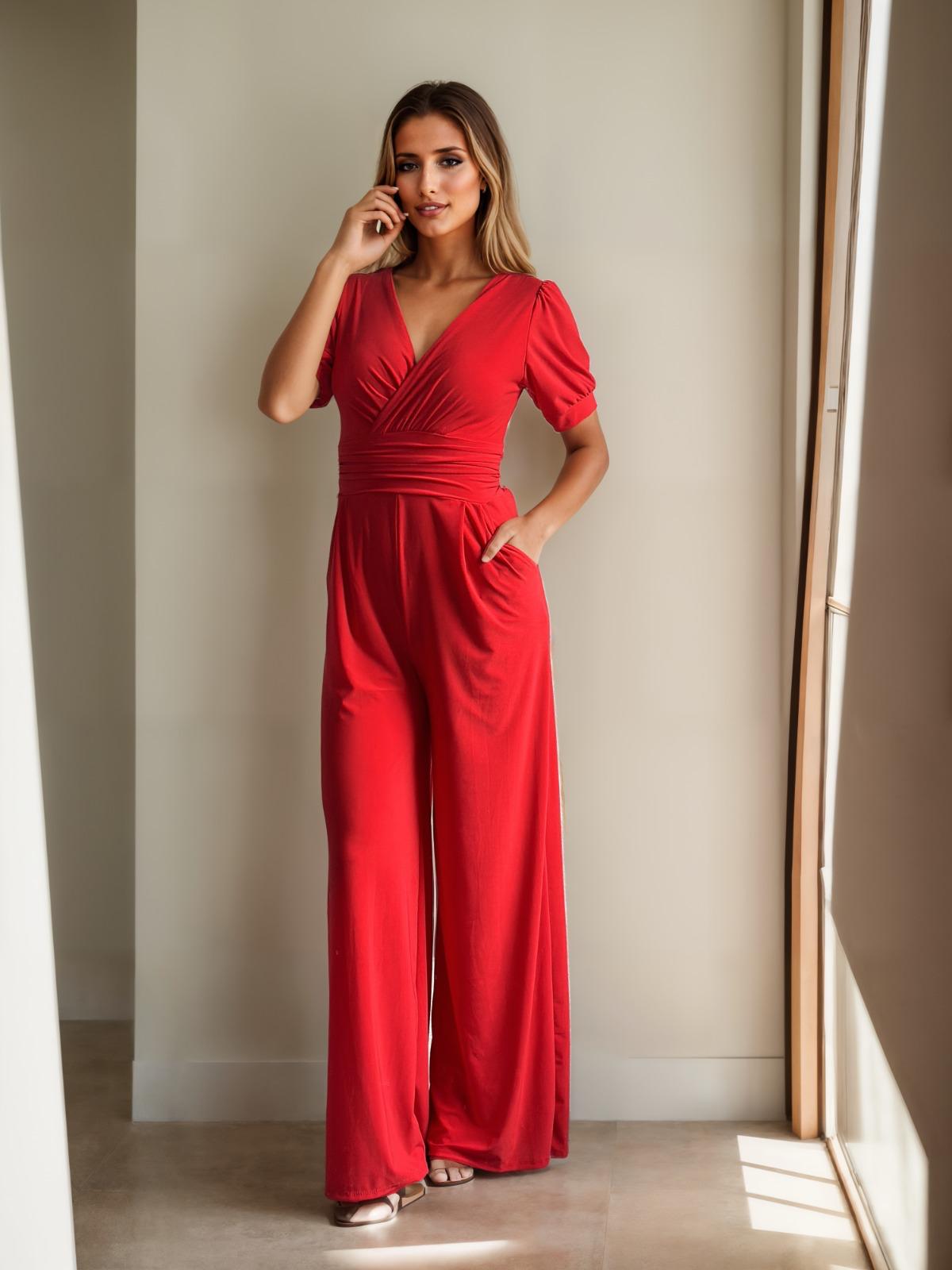 Salopeta lunga eleganta cu croi drept - Sophia Top Closet